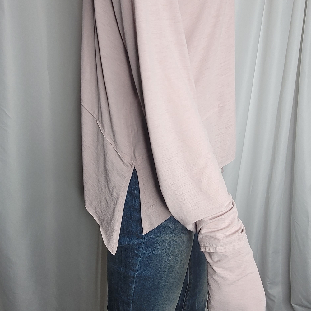 Relaxed Pink Long Sleeve Boxy Tee - Picture 5 of 12